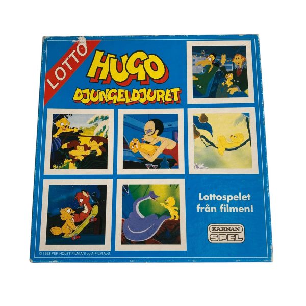 Hugo Djungeldjuret Lotto Kärnan Spel 1993 90-talet Retro