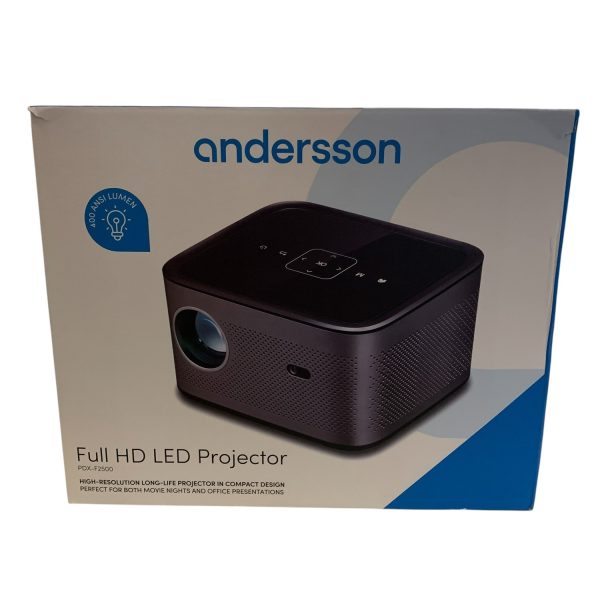 Andersson PDX-F2550 Kompakt Full HD-projektor med autofokus