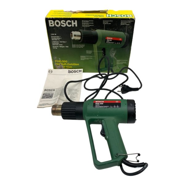 Bosch Varmluftspistol PHG 500 Värmepistol Varmlufts Värme Pistol 1400W