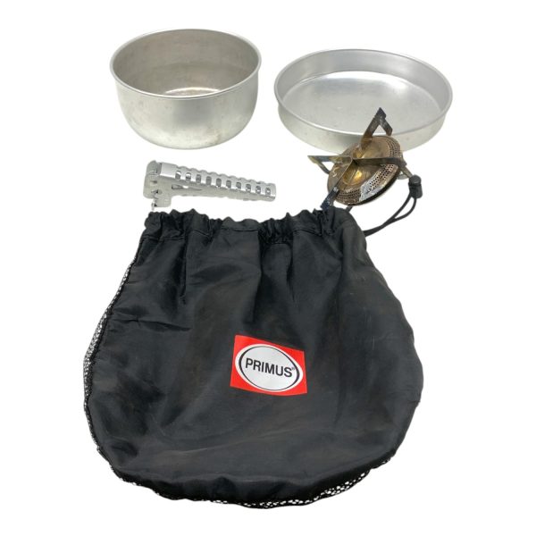 Primus Gasolkök Campingkök Stormkök Gryta Stekpanna Brännare Hantdatag 4-delar