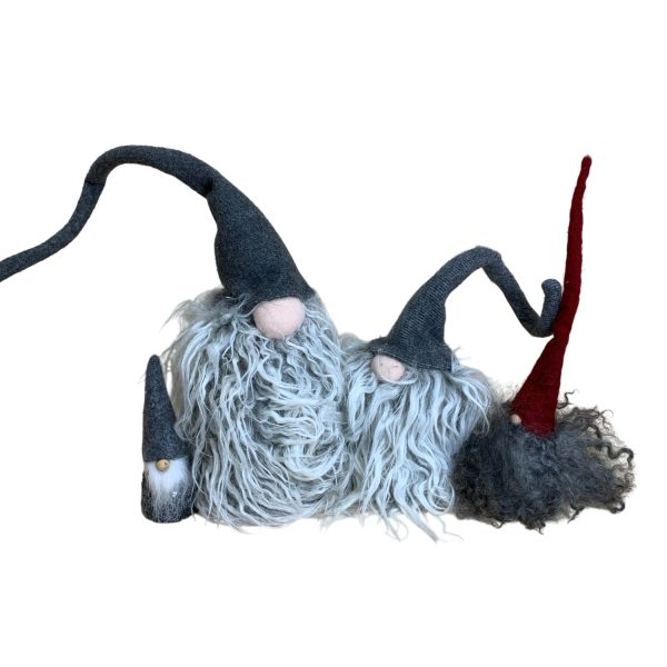 Jultomtar 4st Tomte Grå Röd Jul