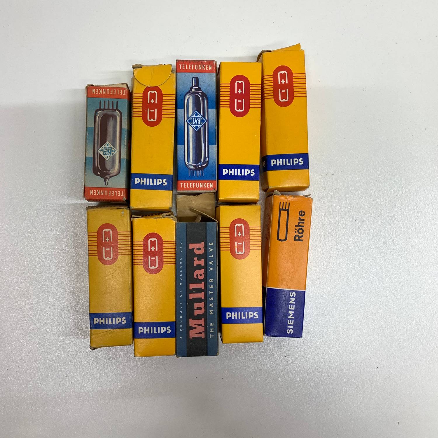 Elektronrör 10st Parti Radiorör Electron Tube Retro Vintage Röhre referens098