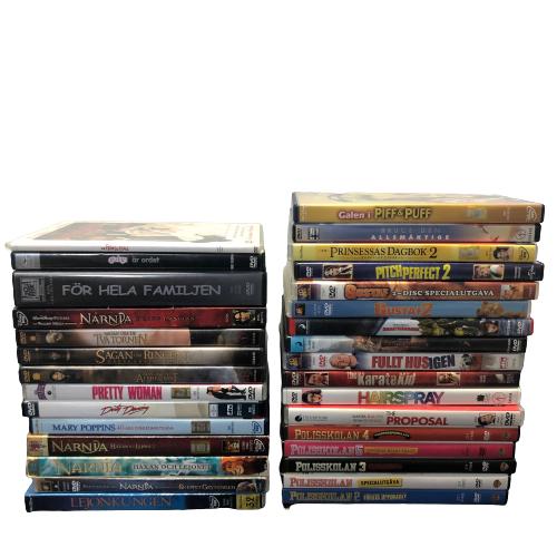 DVD-Filmer Blandat 31 st Polisskolan Pretty Woman Piff och Puff