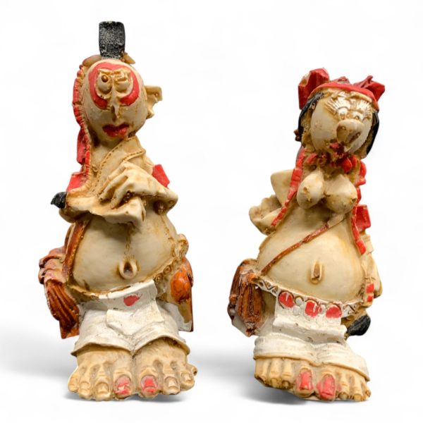 Figurin Man Kvinna ca 8cm Figuriner 2st