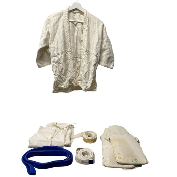 Kampsportsdräkt Uniform Karate ca 15-17år Byxor Jacka Byxor Kampsport Dräkt