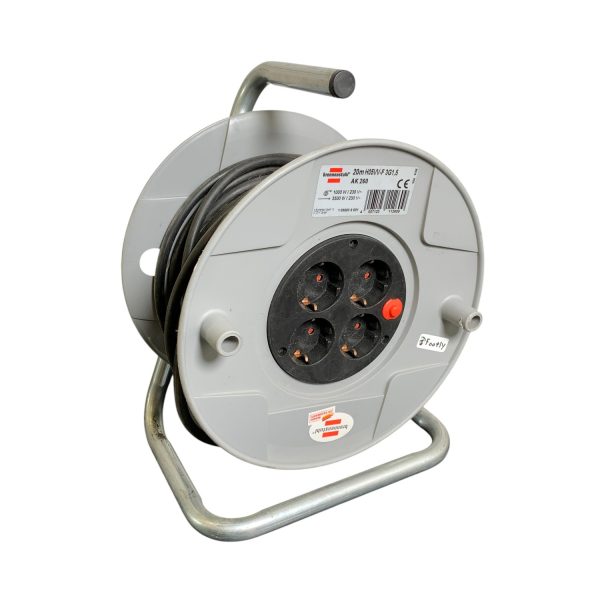 Brennenstuhl Sladdvinda 20m Förlängningskabel med Grenuttag 4st