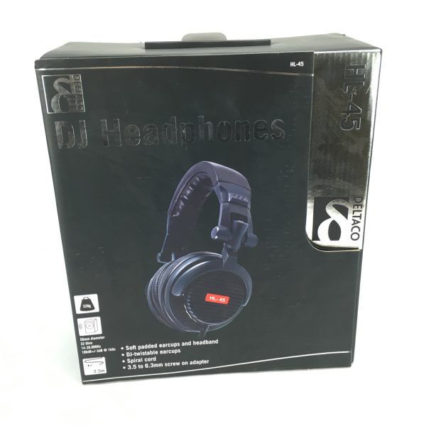 DELTACO Dj Headphones HL-45. Hörlurar