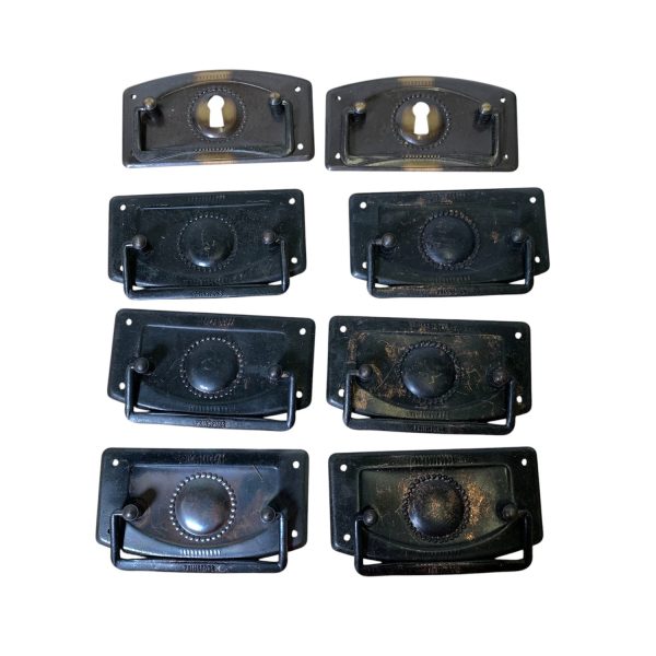 Beslag Äldre Vintage Retro Mässing Handtag