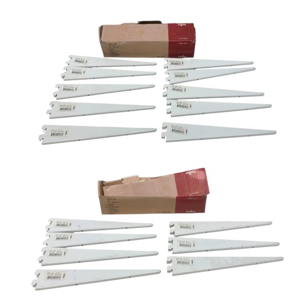 Habo Typ 611 Konsoler Konsol Vit Stål 17st 250mm Art nr 20146