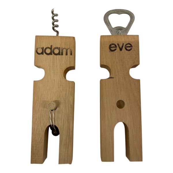 Adam Korkskruv och Eve Kapsylöppnare Design
