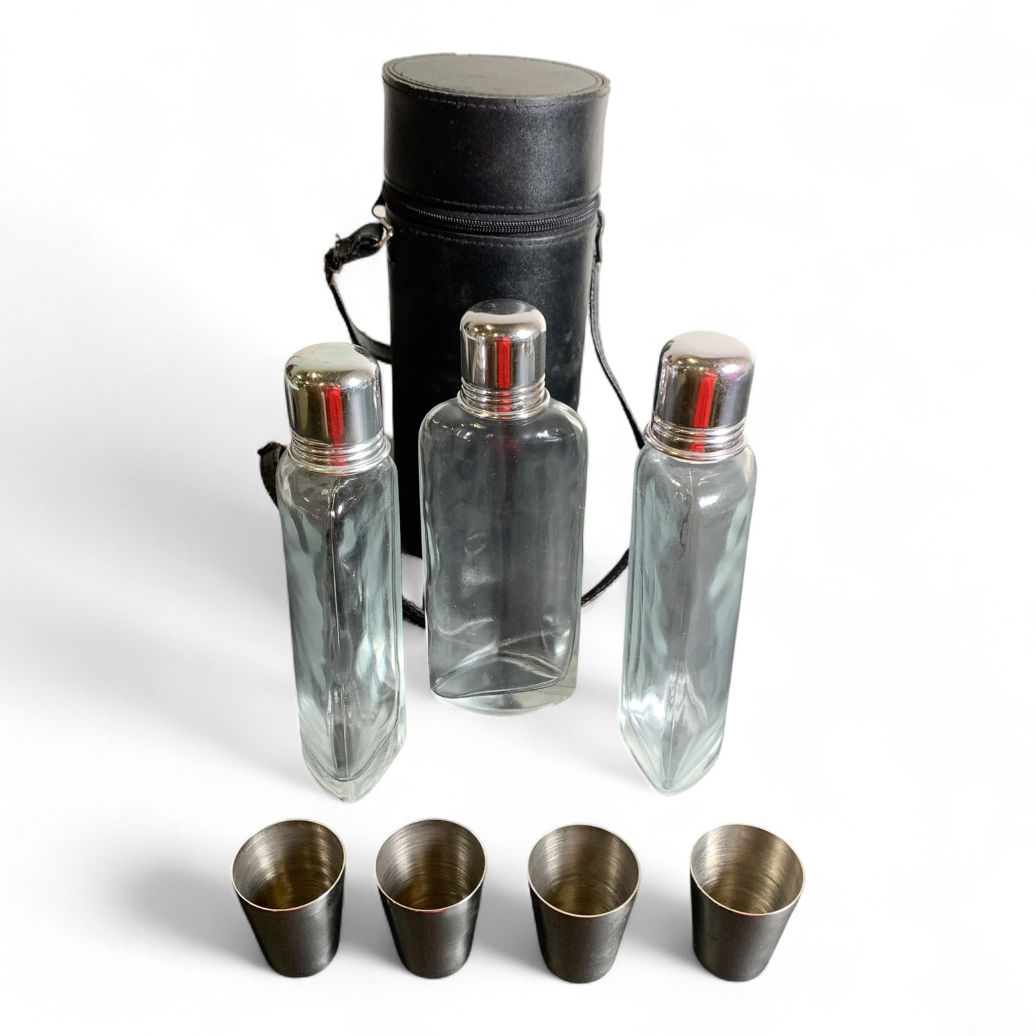 Fickplunta 3st Glasplunta Plunta med 4st Shotglas