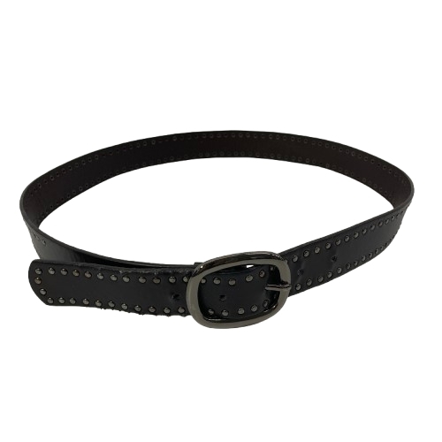 Skärp Svart stl 38 Nitar Bälte
