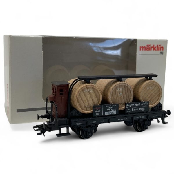 Märklin 46744 Insider Vagn med Vintunnor Jahreswagen 2003 HO Tåg Modelltåg Vagn
