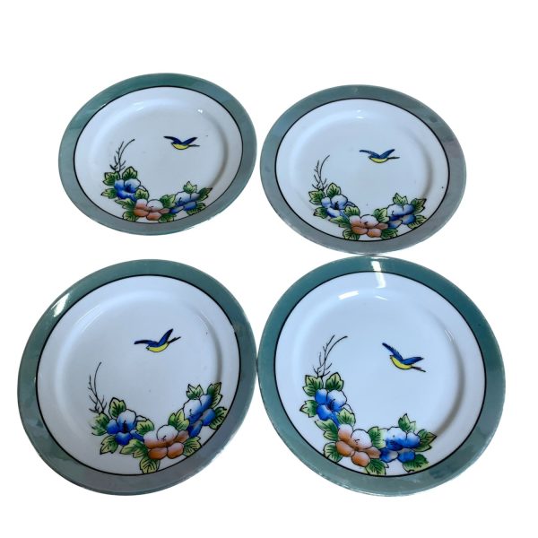 Orientaliskt 4st Assietter 15,5cm Fågel