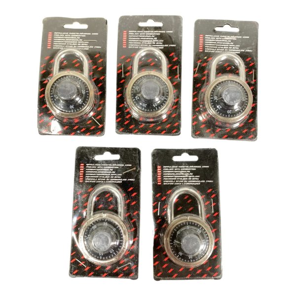 Kombinationshänglås 5st Hänglås Lås Kombinationslås Padlock with combination