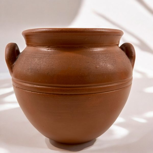 Upsala Ekeby Mindre Krus Brun Stämplad Vintage