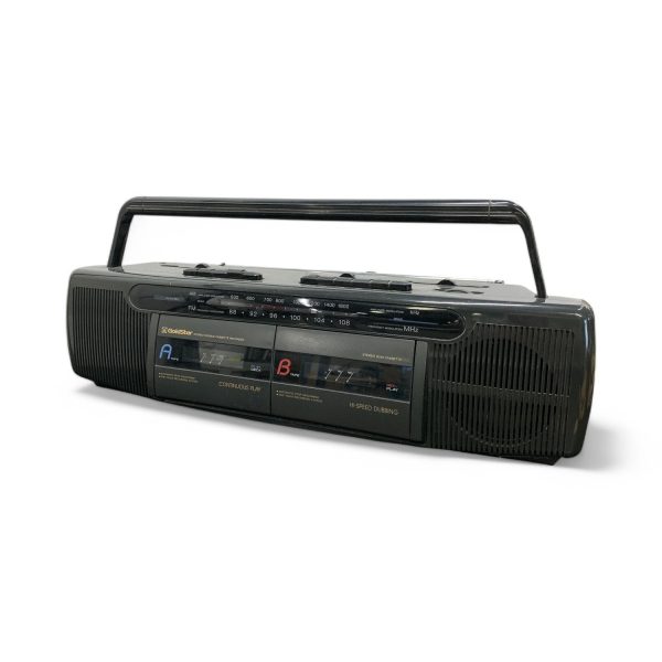Goldstar TWS-6161 Kassettbandspelare Stereo Double Cassette Recorder