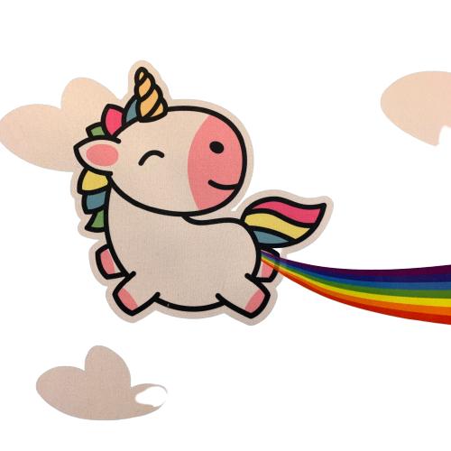 Son Musmatta Blå Unicorn Barnmatta Enhörning Matta - Bild 3