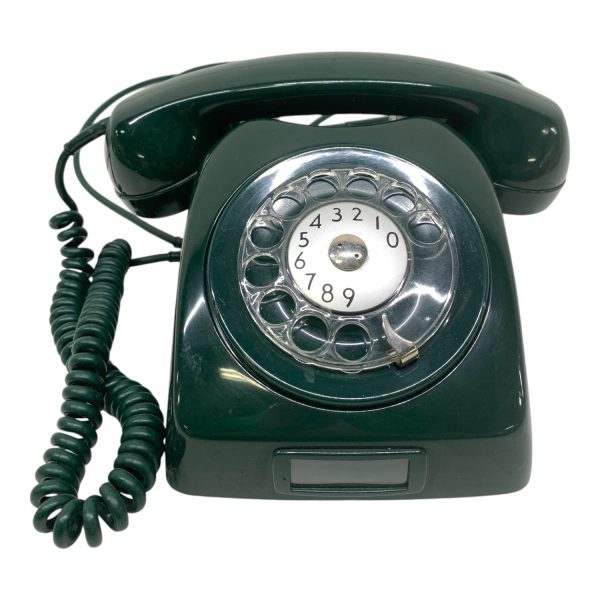 Dialog Retro Telefon Grön Televerket LM Ericsson Vintage Gammal Old Telephone