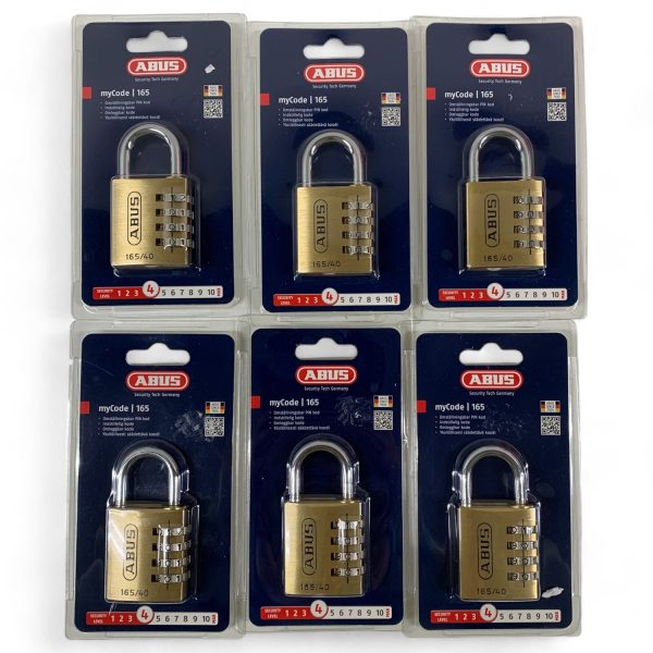 Abus MyCode 165/40 Hänglås 6st