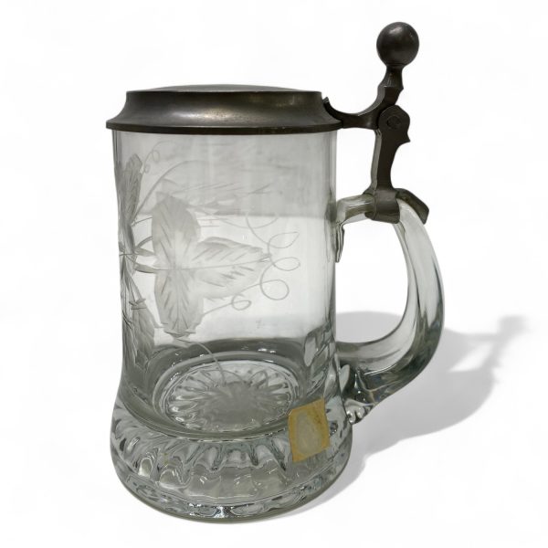 Heineken Sejdel Kristall Tenn Ölkrus Ölsejdel Mugg Ölglas Vintage Stämplad