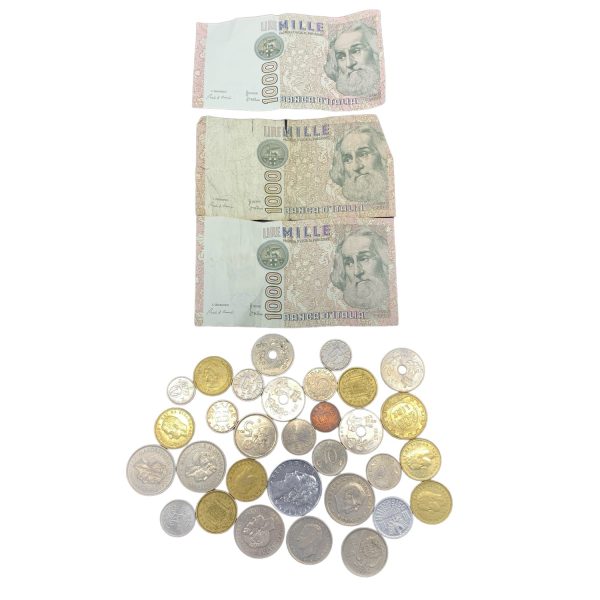 Utländska Mynt Sedlar Banca Italia