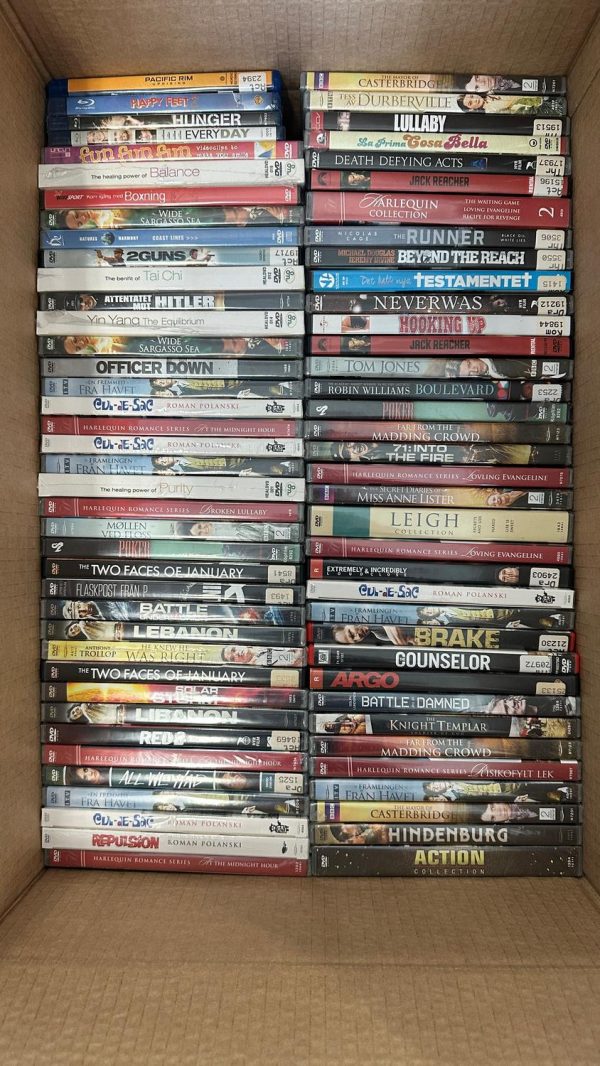 DVD-Paket ca 150 filmer DVD-film Lot Stor samling blandade DVD filmer Film #04