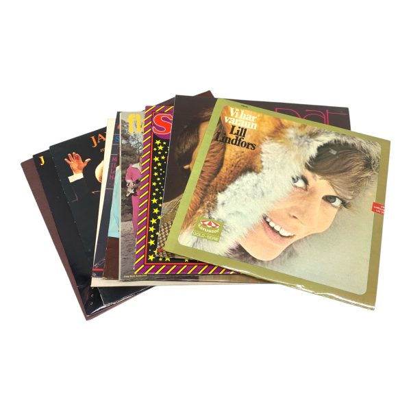 Blandade Vinyl 12 Tum 12" 20st Lill Lindfors Flamingo Kvintetten Jan Malmsjö