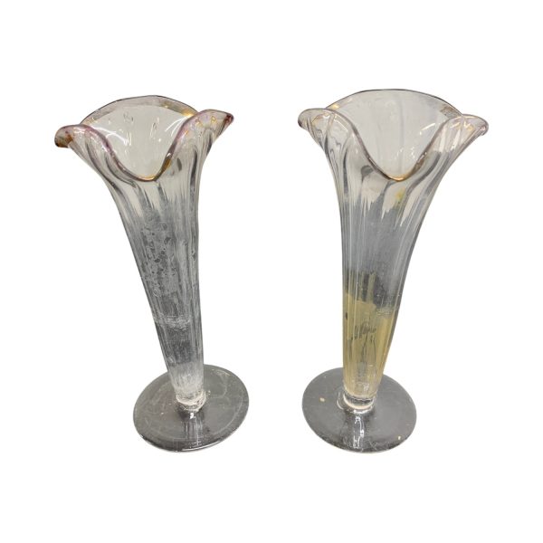 2st Glasvas Glas Vas Glass Vase Vintage Retro Design