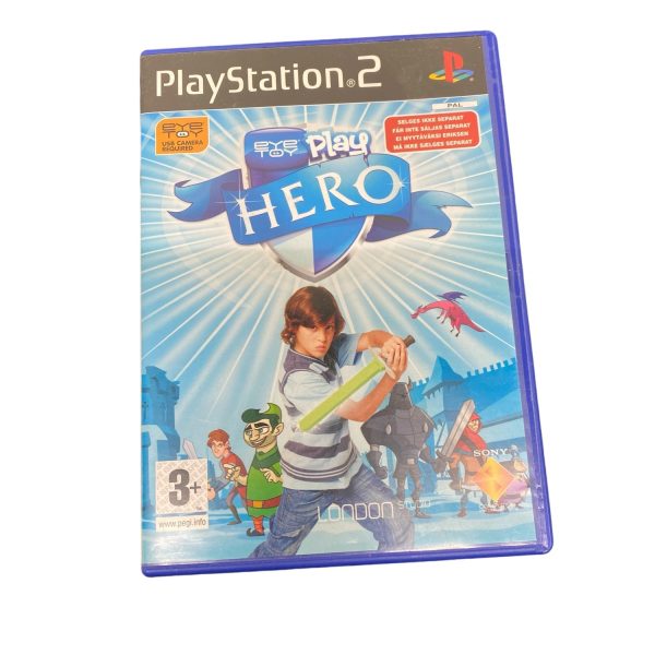 Playstation 2 Hero PS 2 Spel Eyetoy Play