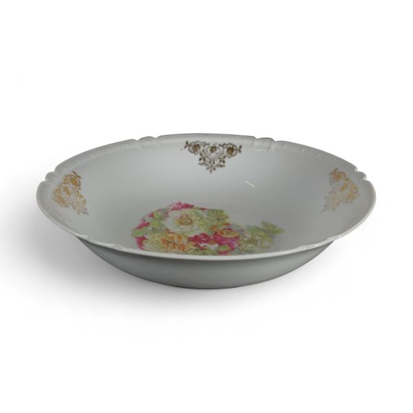 Porslinsskål Dekor av blommor Porslin Skål