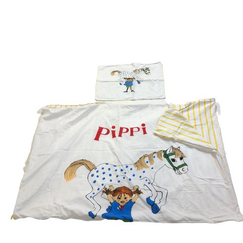 Åhléns Pippi Långstrump Sängkläder Påslakan Örngott 2-delar Bäddset