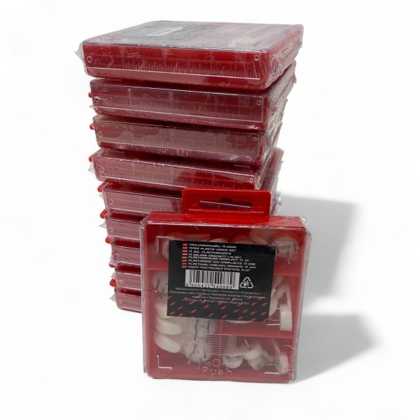 Plastkroksats 16-delar Plastic Hook Set 10st Förpackningar Krokar Krok Plast Vit