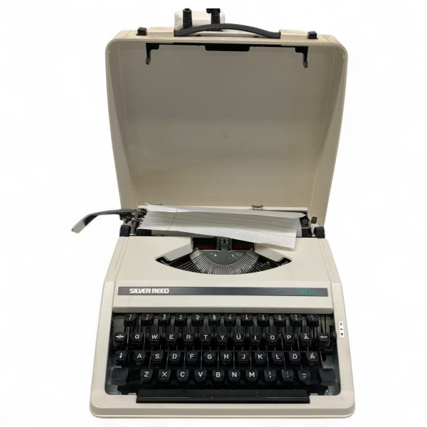 Silver Reed SR20 Skrivmaskin Vit Reseskrivmaskin