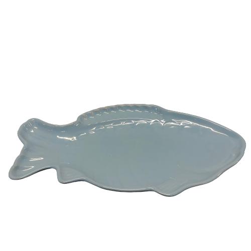 Fiskfat Fat Fisk Blå Retro Vintage Design Stort fat