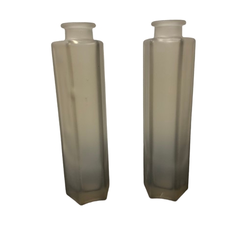 Glasvas 2st Grå Glas Vas Vaser