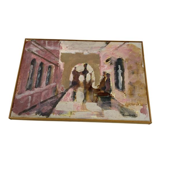 Tavla Rosa 52cm Signerad