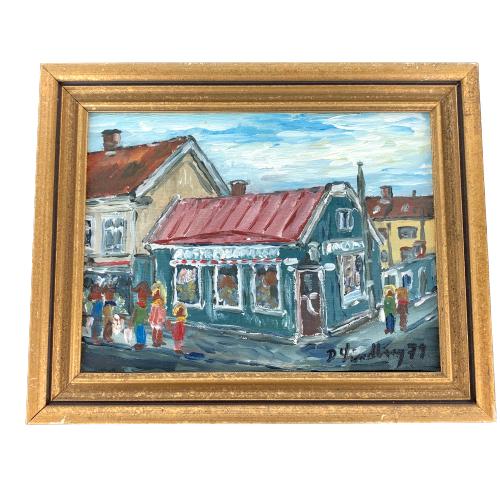 GD Lindberg 79 Tavla 25x20cm