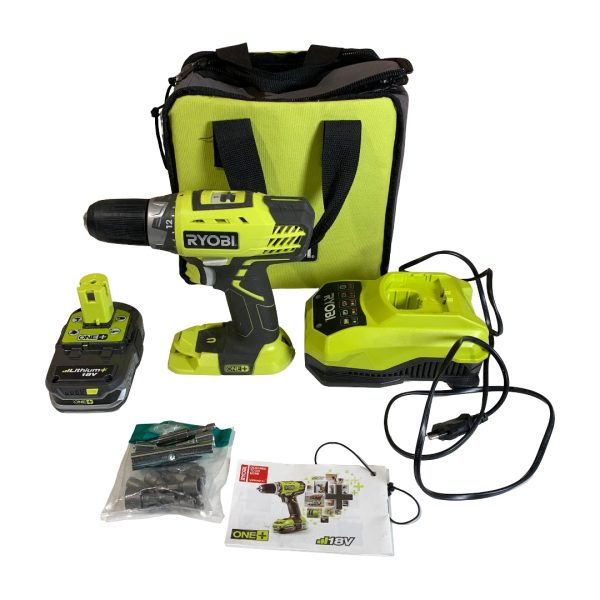Ryobi RCD1802 Skruvdragare med Batteri Laddare Väska 18V