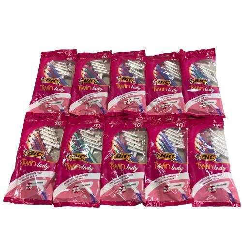 Bic Twin Lady Rakhyvel 10st 10 Pack Rakhyvlar