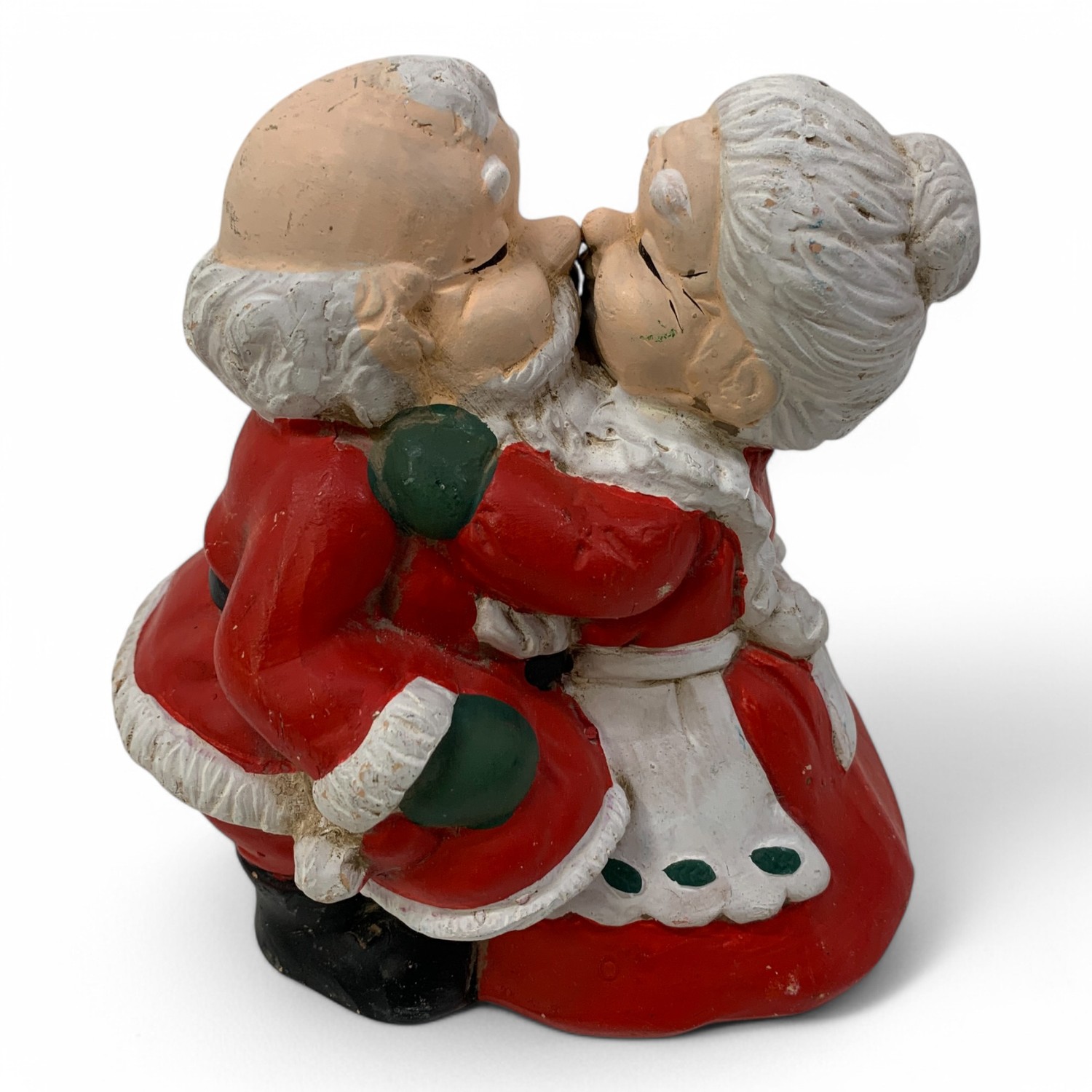 Tomte Tomtefar Tomtemor Pussar ca 15cm Julpynt Julsaker Jul Santa Mrs Claus Kyss
