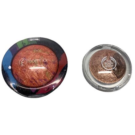 2st Ögonskugga Flormar Starry Orange & The Body Shop Copper Eyeshadow