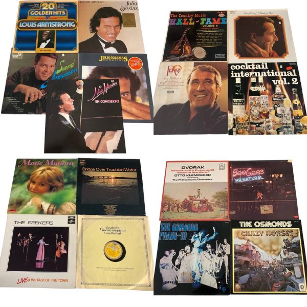 Vinyl LP-Skivor 17st Vinylskiva Julio Iglesias The Seekers The Osmonds