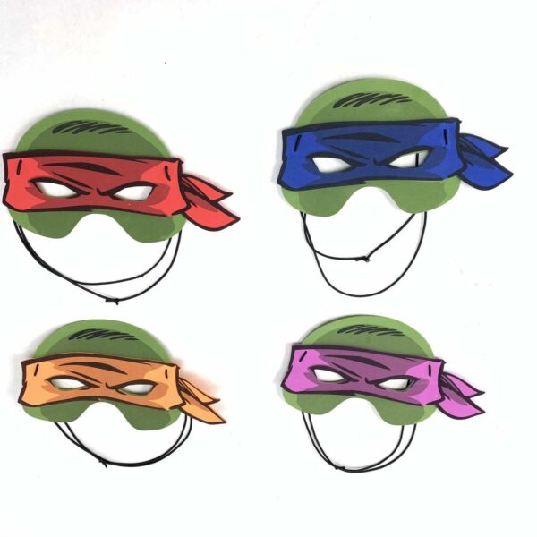 Turtles, Masker, 4st