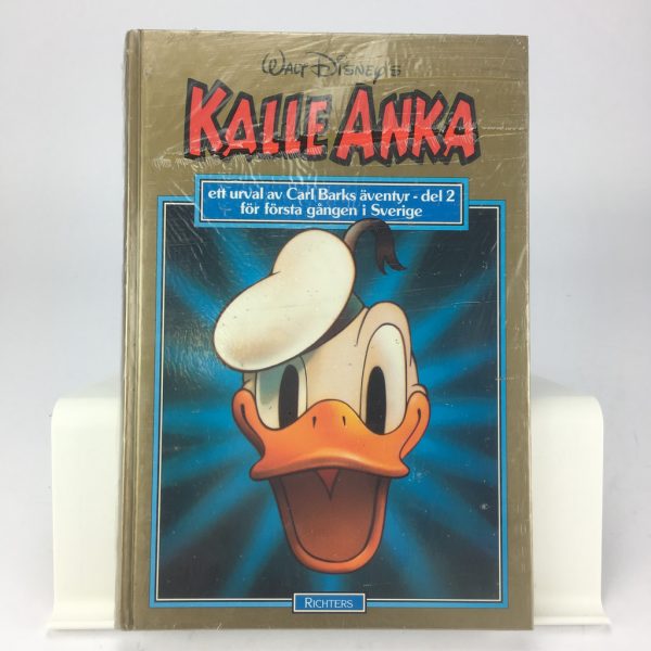 Kalle Anka Inplastad Guldbok ett urval av Carls Barks del 2.1985.ISBN 9177063066
