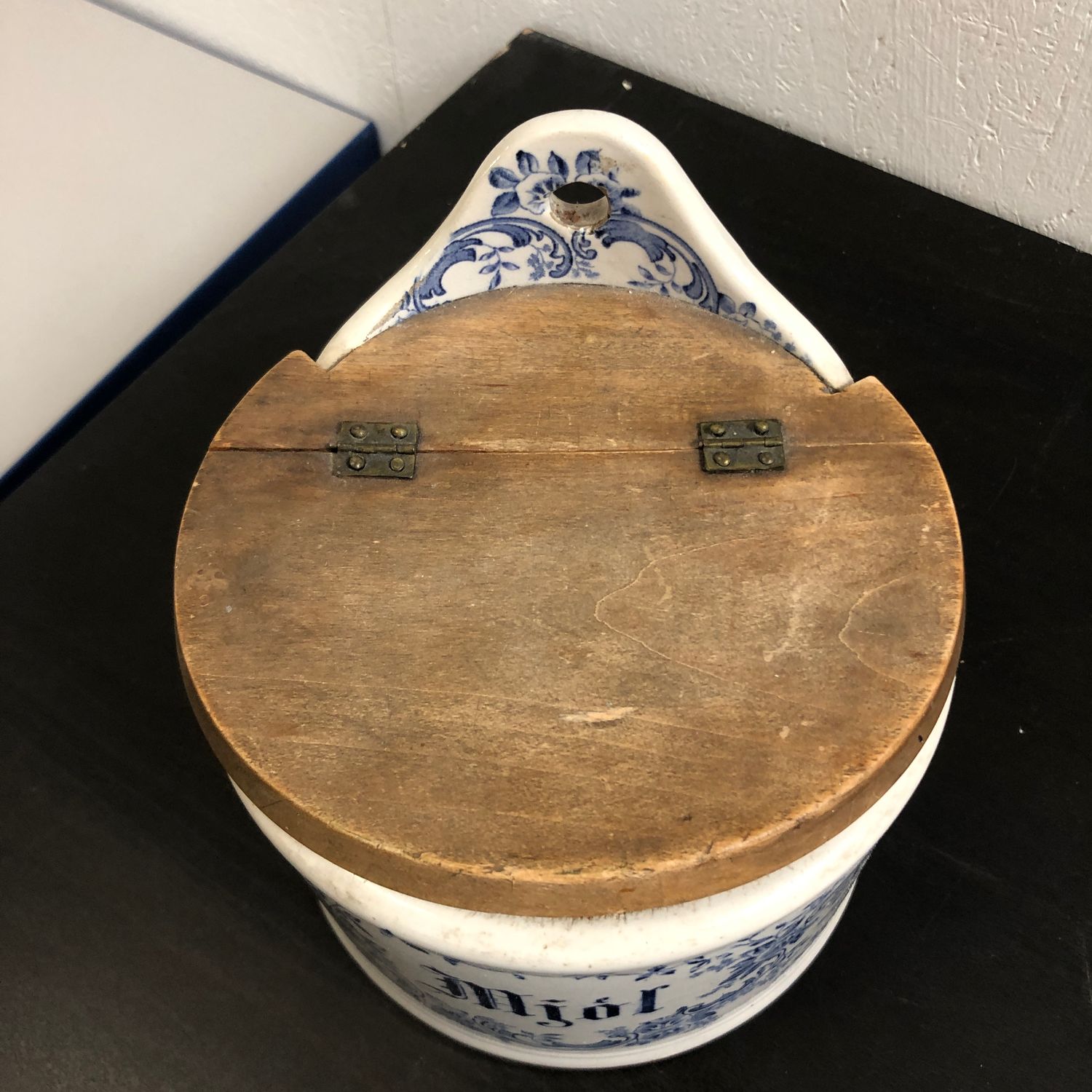 Gustafsberg Mjöllåda Skeppa Skål Burk Vintage Old Stämplad Pottery Sweden - Bild 3