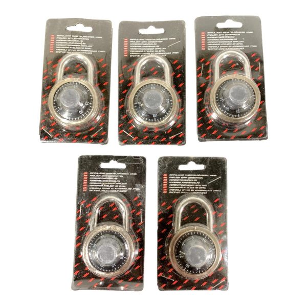 Kombinationshänglås 5st Hänglås Lås Kombinationslås Padlock with combination