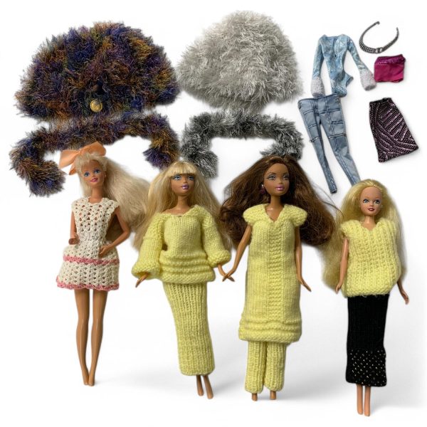 Barbie Mattel INC Barbiedockor Barbiekläder Stämplad 1999 1976 Dockor