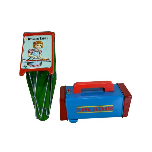 Ironstone Japan Plåtleksak Vintage Flora Cleaner Plåtleksak