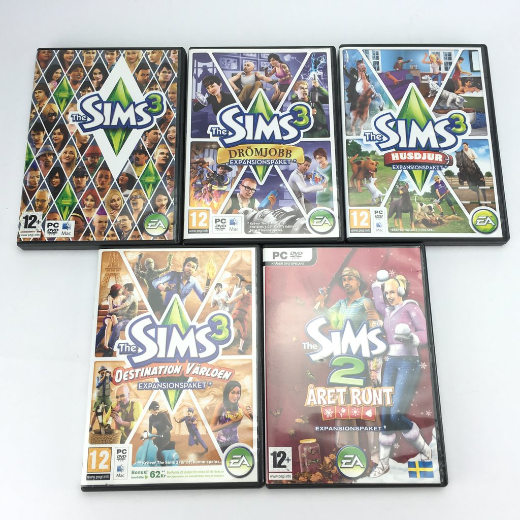 Datorspel, Sims, PC, 5st